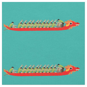 Dragon Boat Racing Fabric