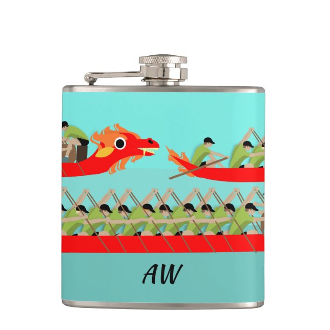 Dragon Boat Racing Flask (Front)