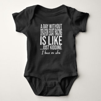 Dragon Boat Racing funny gift idea Baby Bodysuit