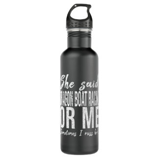 Dragon Boat Racing funny gift idea Stainless Steel Water Bottle