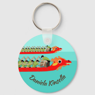 Dragon Boat Racing Keychain