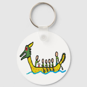 Dragon Boat Racing Keychain