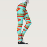 Dragon Boat Racing Leggings<br><div class="desc">Dragon boat racing design leggings.</div>