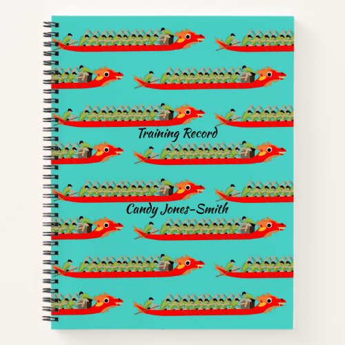 Dragon Boat Racing Notebook