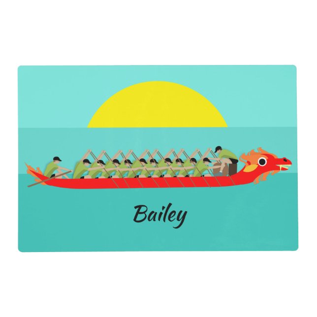 Dragon Boat Racing Placemat (Front)
