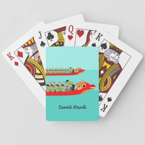 Dragon Boat Racing Poker Cards