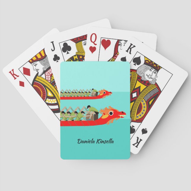 Dragon Boat Racing Poker Cards (Back)