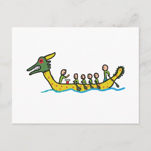Dragon Boat Racing Postcard