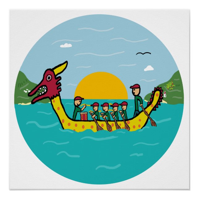 Dragon Boat Racing Poster (Front)