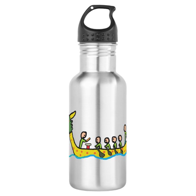 Dragon Boat Racing Stainless Steel Water Bottle (Front)