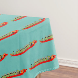 Dragon Boat Racing Tablecloth