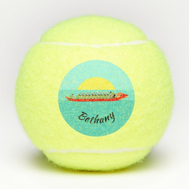 Dragon Boat Racing Tennis Balls (Front)