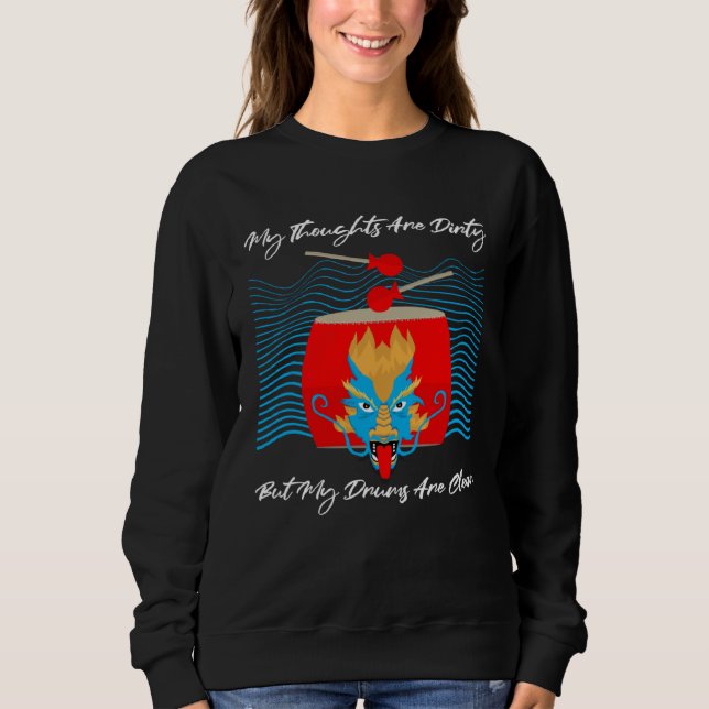 Dragon Boat Racing Theme for Dragonboating  3 Sweatshirt (Front)