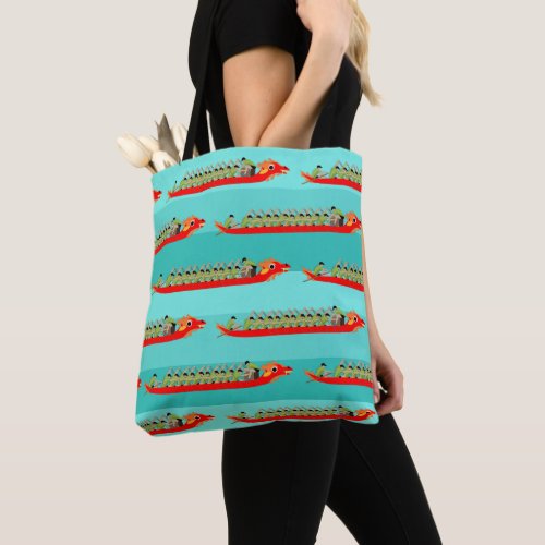 Dragon Boat Racing Tote Bag