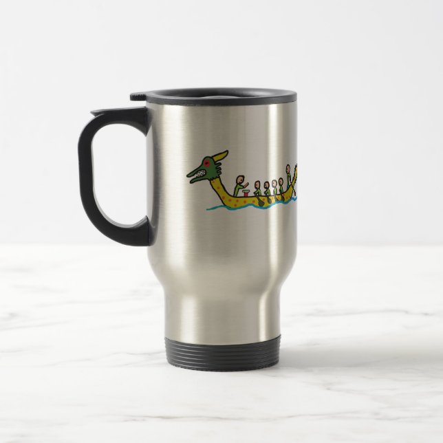 Dragon Boat Racing Travel Mug (Left)