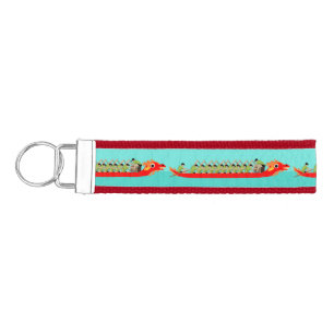 Dragon Boat Racing Wrist Keychain