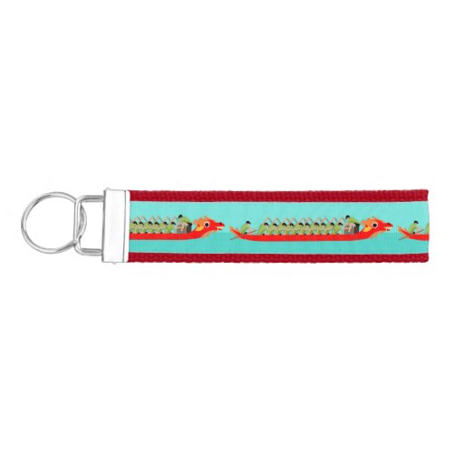 Dragon Boat Racing Wrist Keychain