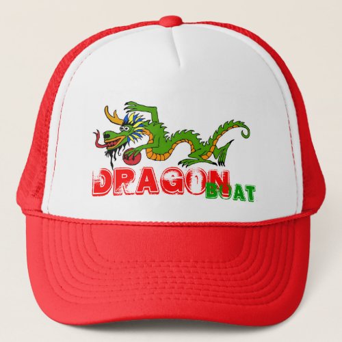 dragon boat trucker hat