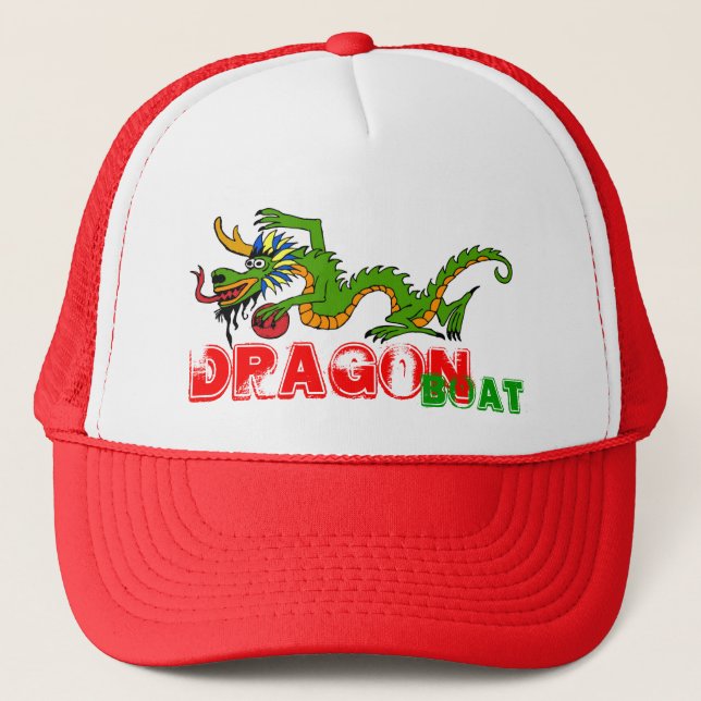 dragon boat trucker hat (Front)