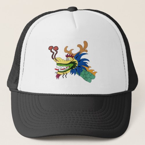 Dragon boat trucker hat