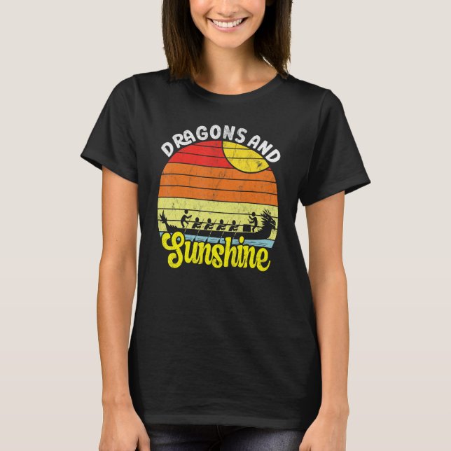 Dragon Boating Paddling Festival  Dragon Boat Race T-Shirt (Front)
