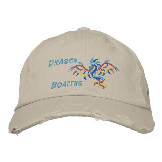 Dragon  Boating, sun dragon sports, Embroidered Baseball Cap (Front)