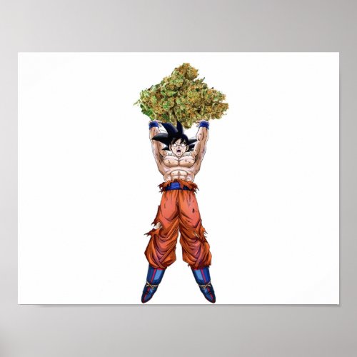 Dragon Bong Z  Goku Spirit Bomb Poster