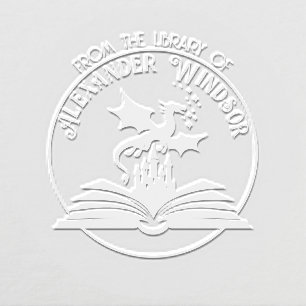 Dragon Book Castle “From the Library of” #2 Embosser