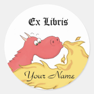 Dragon Book label / dragon ex libris