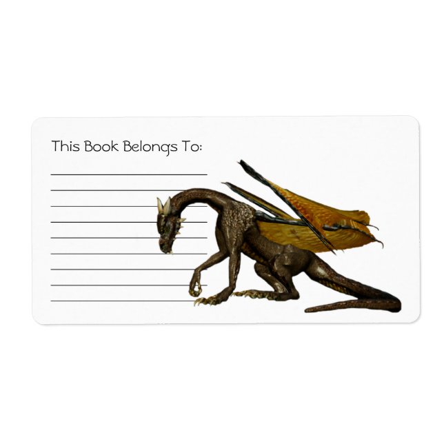 Dragon Bookplate (Front)
