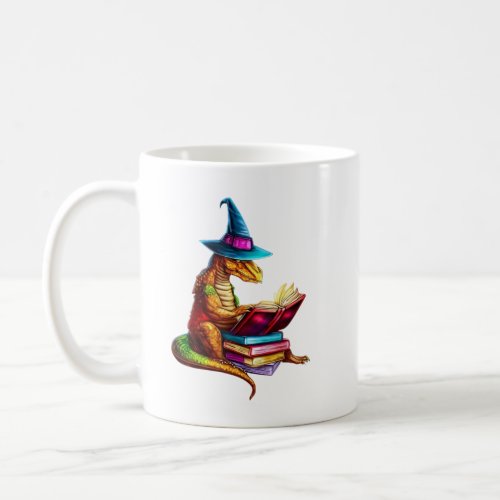 Dragon Bookworm _ Cute Fantasy Reading Lover Desig Coffee Mug