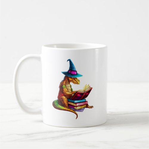 Dragon Bookworm _ Cute Fantasy Reading Lover Desig Coffee Mug