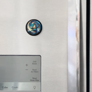 Dragon Bookworm, Moonlight Reading Tee Magnet