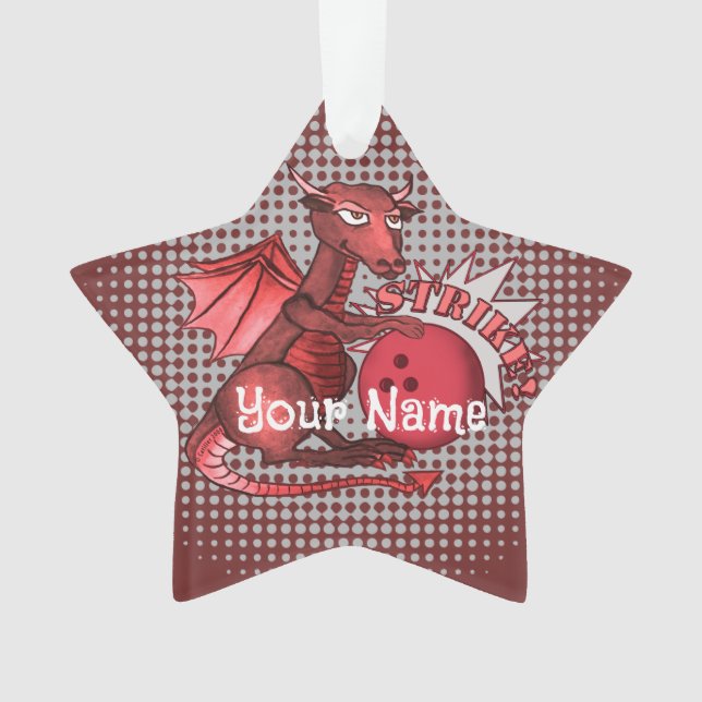  Dragon Bowling Ornament (Front)