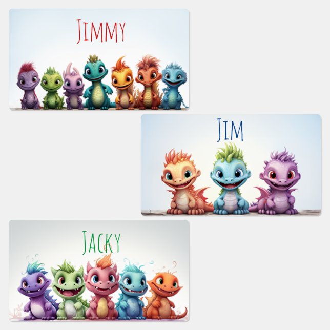 Dragon Bunch Labels (Group)