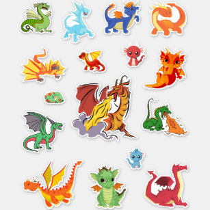 Dragon Bundle All in one Multiple Pack Sticker