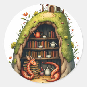 Dragon Burrow Classic Round Sticker
