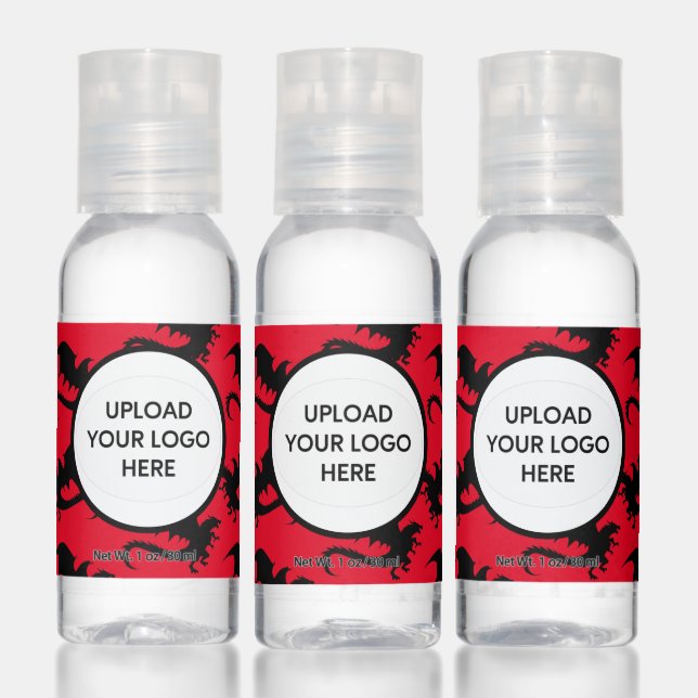 Dragon Business Name Logo Message Hand Sanitizer (Set)