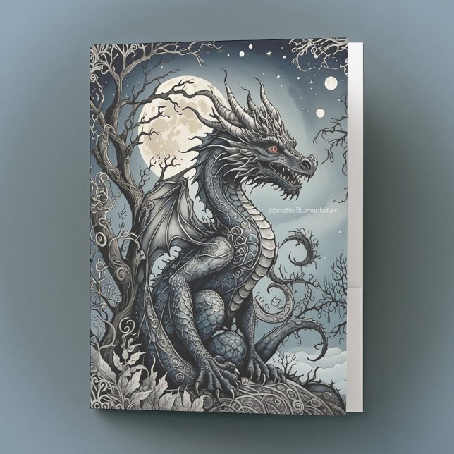 Dragon by Moonlight Pocket Folder (Creator Uploaded)