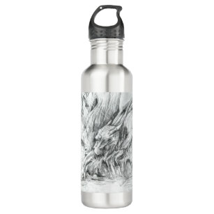 Dragon by the water stainless steel water bottle