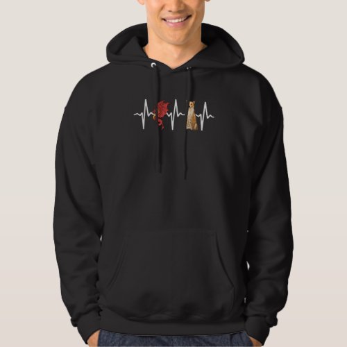 Dragon Canaan Dog Heartbeat Dog Hoodie