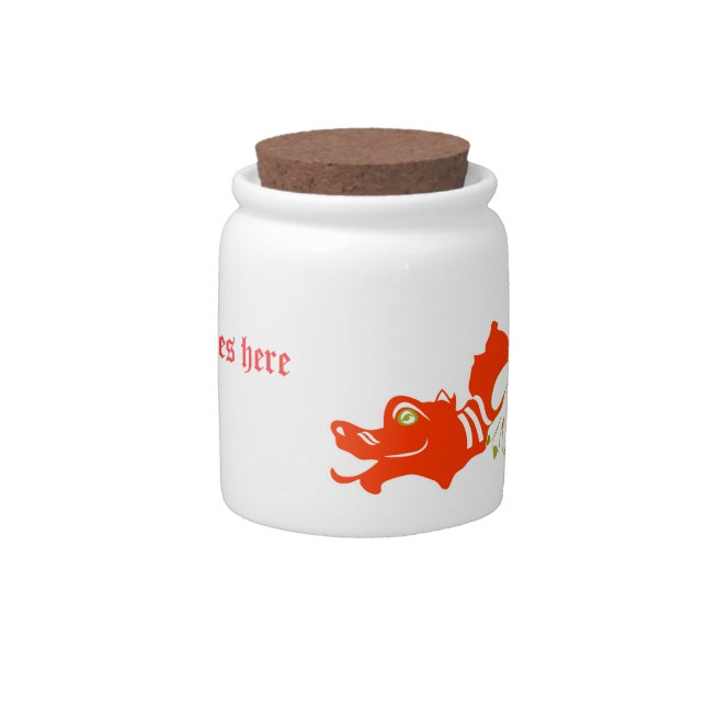 Dragon Candy Jars (Front)