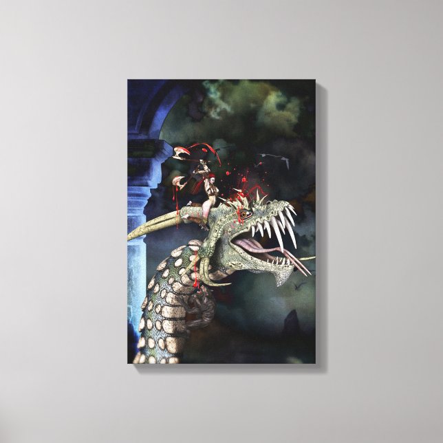 Dragon Canvas Print (Front)