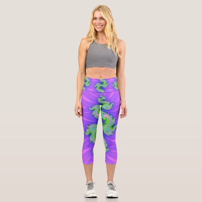 Dragon Capri Leggings (Front)