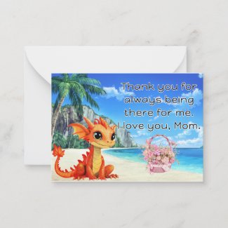 Dragon card for mom.