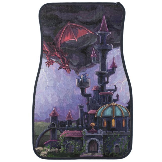 Dragon Castle Car Mat (Front)