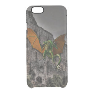Dragon & Castle Fantasy Artwork Clear iPhone 6/6S Case