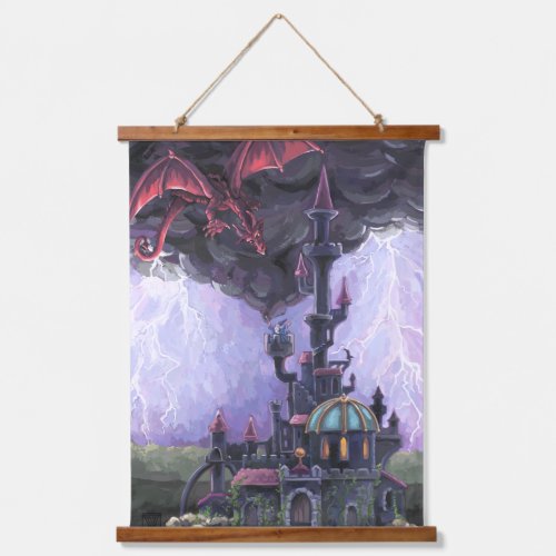 Dragon Castle Hanging Tapestry