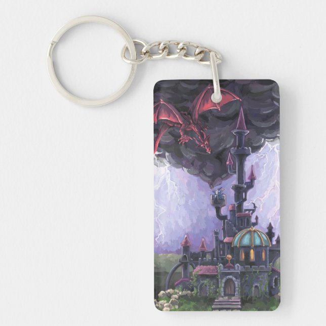 Dragon Castle Keychain (Front)