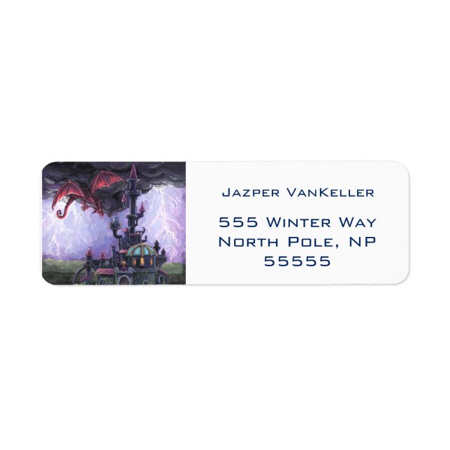 Dragon Castle Label (Front)